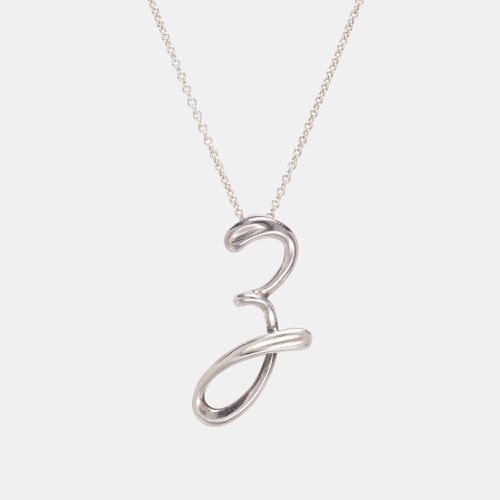 Tiffany & Co. Elsa Peretti Alphabet Z Silver Pendant Necklace - Tiffany & Co. - Modalova