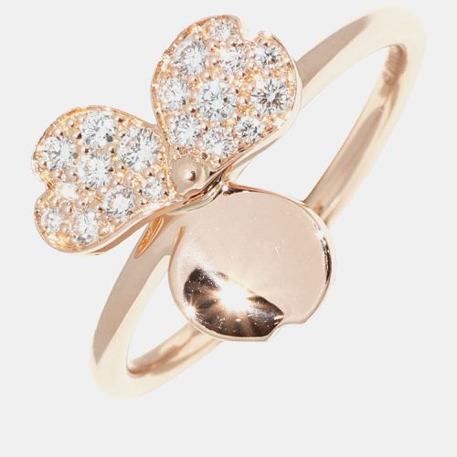 Tiffany & Co. 18K Rose Gold and Diamond Paper Flower Ring EU 52 - Tiffany & Co. - Modalova