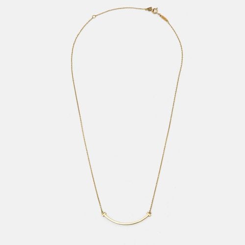 Tiffany & Co. T Smile 18k Yellow Gold Small Model Necklace - Tiffany & Co. - Modalova