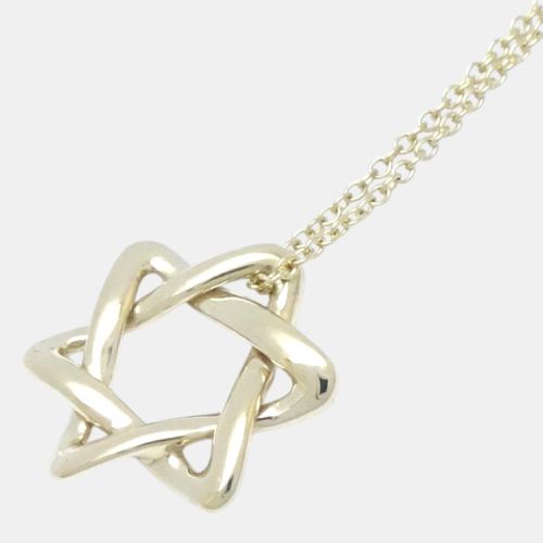 Tiffany & Co. 18K Yellow Gold Elsa Peretti Star of David Pendant Necklace - Tiffany & Co. - Modalova