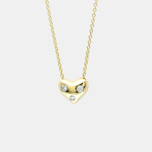 Tiffany & Co. 18K Yellow Gold Diamond Etoile Heart Pendant Necklace - Tiffany & Co. - Modalova