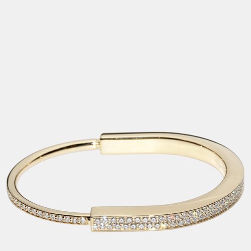 K Gold and Diamond Lock Bangle Bracelet - Tiffany & Co. - Modalova