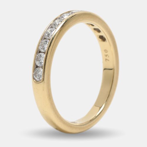 Tiffany & Co. Diamond Yellow Gold and Diamond Half Eternity Wedding Band Ring 49 - Tiffany & Co. - Modalova