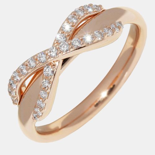 Tiffany & Co Infinity Ring 18K Gold Diamond Size 10.5 - Tiffany & Co. - Modalova