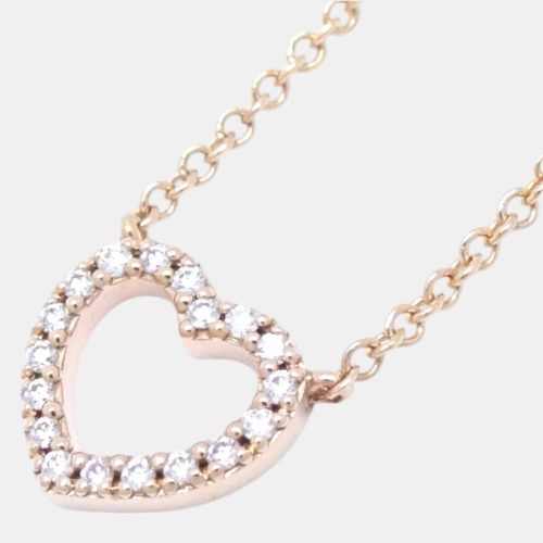 Tiffany & Co Metro Heart Diamond Necklace Rose - Tiffany & Co. - Modalova