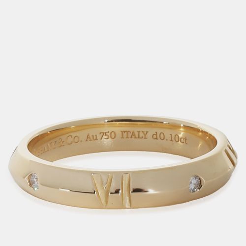 K Gold and Diamond Atlas Band Ring EU 66 - Tiffany & Co. - Modalova