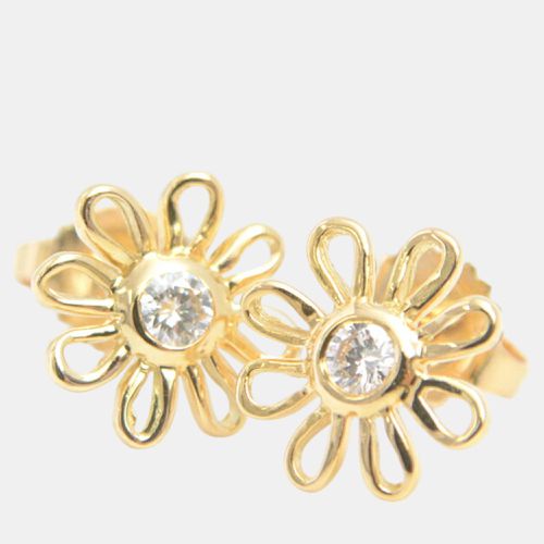 Tiffany & Co Daisy 1P Diamond Earrings 750YG Gold Metal - Tiffany & Co. - Modalova