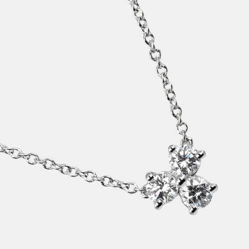 Tiffany Aria Necklace Pt950 Platinum Diamond Silver Metal - Tiffany & Co. - Modalova