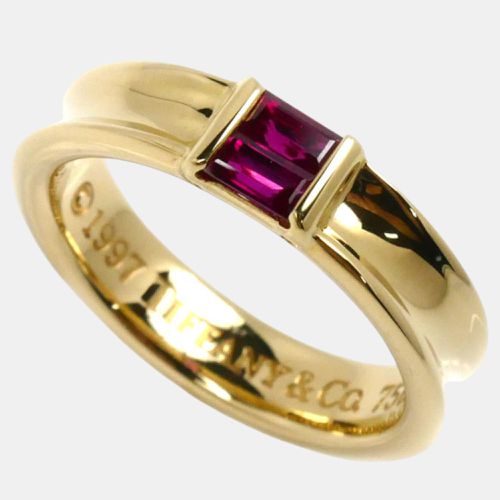 Tiffany & Co. 18K Yellow Gold Ruby Stacking Ring EU 52 - Tiffany & Co. - Modalova