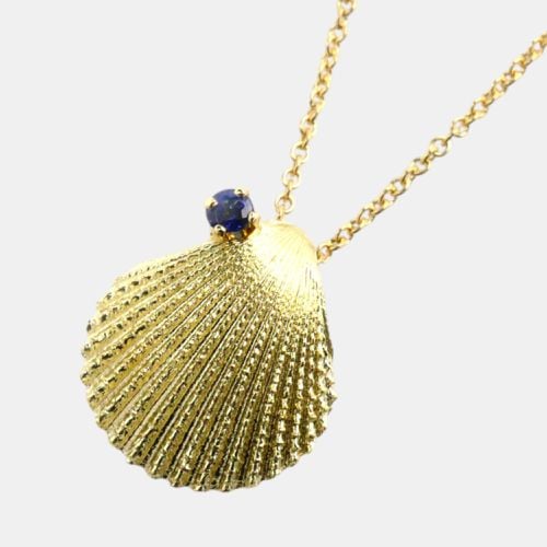 K Gold Sapphire Shell Necklace - Tiffany & Co. - Modalova