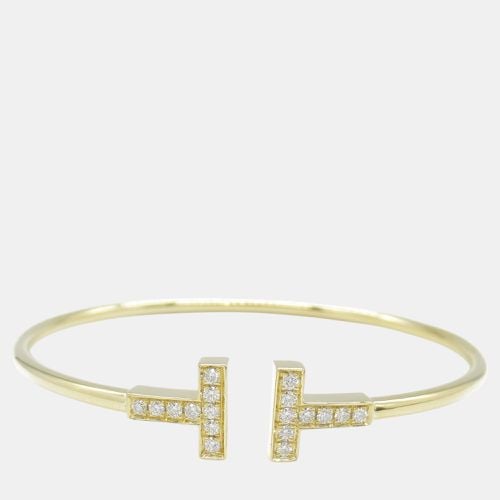 Tiffany & Co. T Wire Diamond Bracelet 18k Yellow Gold Gold Metal - Tiffany & Co. - Modalova