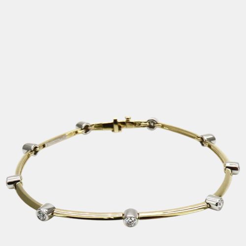 Tiffany & Co. 18k Yellow Gold Pt950 Diamond Bracelet Gold Metal - Tiffany & Co. - Modalova