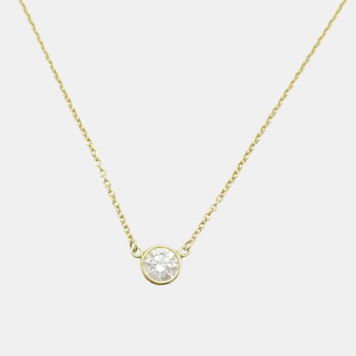 K Diamond Necklace Clear Metal - Tiffany & Co. - Modalova