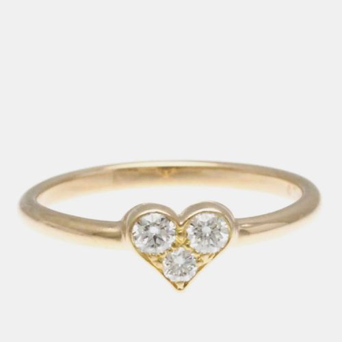 Tiffany & Co. 18K Pink Gold Sentimental Heart Diamond Band Ring EU 54.5 - Tiffany & Co. - Modalova