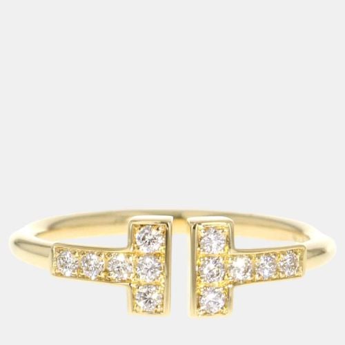 Tiffany & Co. 18K Yellow Gold T Wire Diamond Ring EU 49 - Tiffany & Co. - Modalova