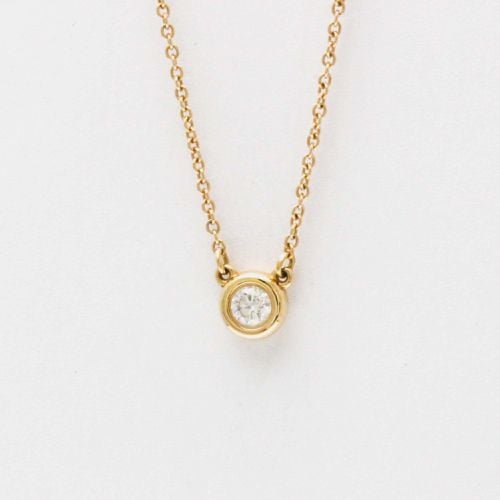 Tiffany & Co. 18K Rose Gold and Diamond Elsa Peretti Diamonds by the Yard Pendant Necklace - Tiffany & Co. - Modalova