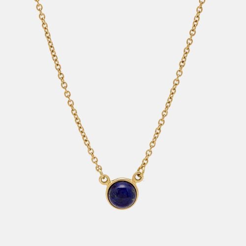 Tiffany & Co. Elsa Peretti Lapis Lazuli 18k Yellow Gold Necklace - Tiffany & Co. - Modalova