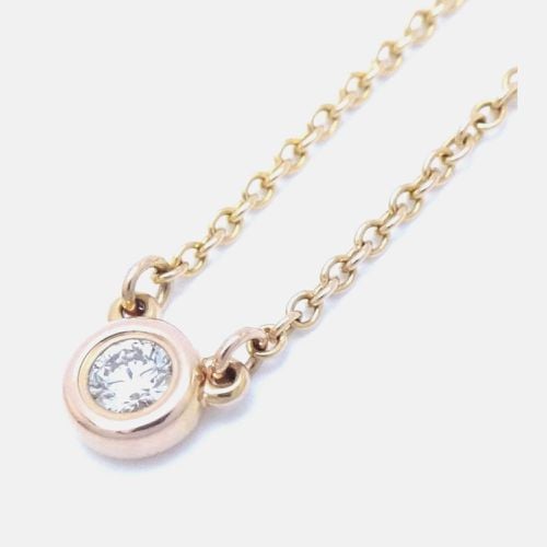 Tiffany & Co Diamond Necklace Elsa Peretti 18K Pg Pink Metal - Tiffany & Co. - Modalova