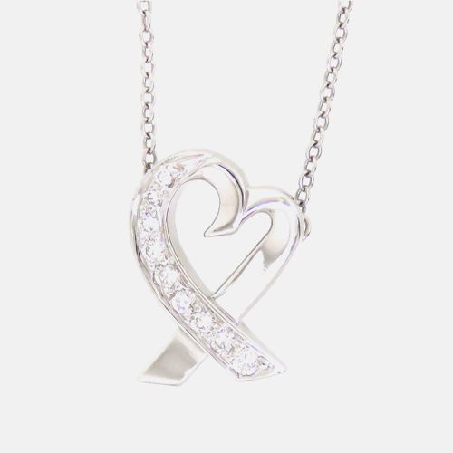 Tiffany & Co 18K Wg Diamond Necklace White Metal - Tiffany & Co. - Modalova