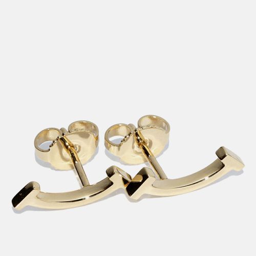 Tiffany & Co 18K Yg T Smile Earrings Gold Metal - Tiffany & Co. - Modalova