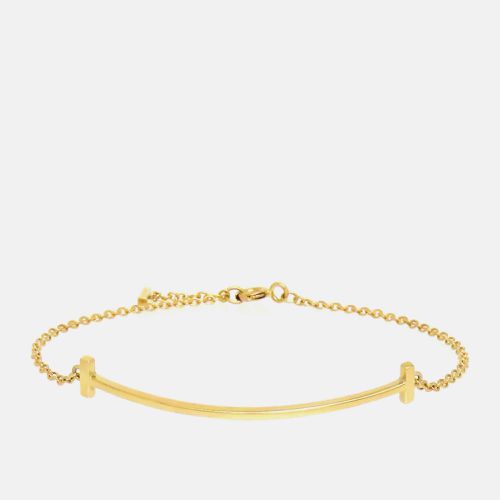 Tiffany & Co 18K Yg T Smile Bracelet Gold Metal - Tiffany & Co. - Modalova