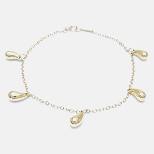 Tiffany & Co Teardrop Bracelet 5P Elsa Peretti 18K Yg Gold Metal - Tiffany & Co. - Modalova