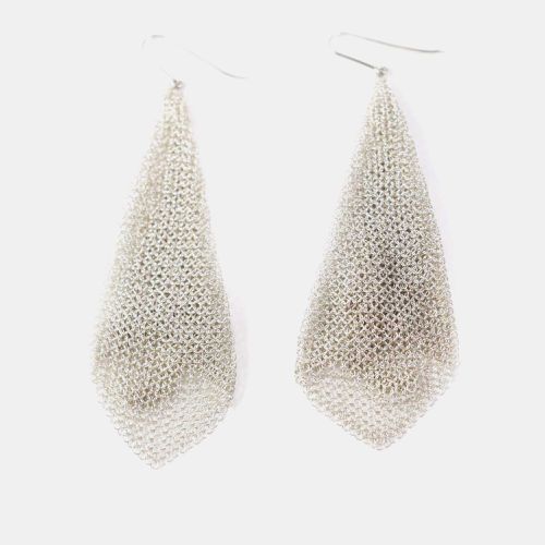 Tiffany & Co Mesh Scarf Earrings Ag925 Silver Silver Metal - Tiffany & Co. - Modalova