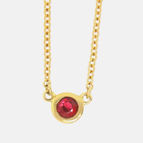 Tiffany & Co. Necklace Au750 18K Yg Ruby Gold Metal - Tiffany & Co. - Modalova