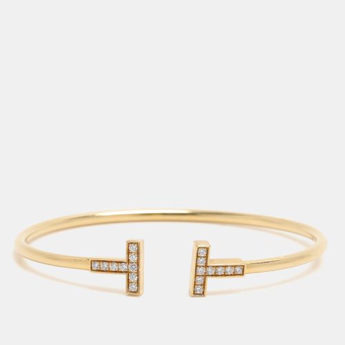 Tiffany & Co. T Wire Diamond 18k Yellow Gold Bracelet - Tiffany & Co. - Modalova