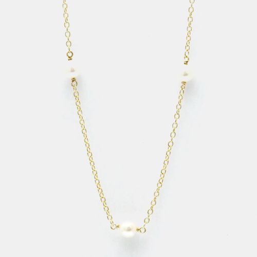 Tiffany & Co. 18K Yellow Gold and Pearl Elsa Peretti Necklace - Tiffany & Co. - Modalova