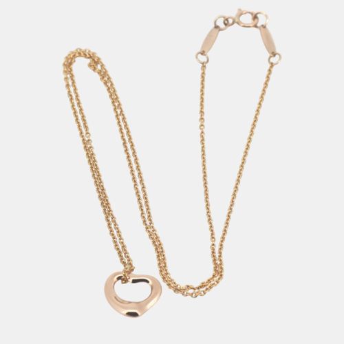 Tiffany & Co. 18K Pink Gold Open Heart Necklace - Tiffany & Co. - Modalova