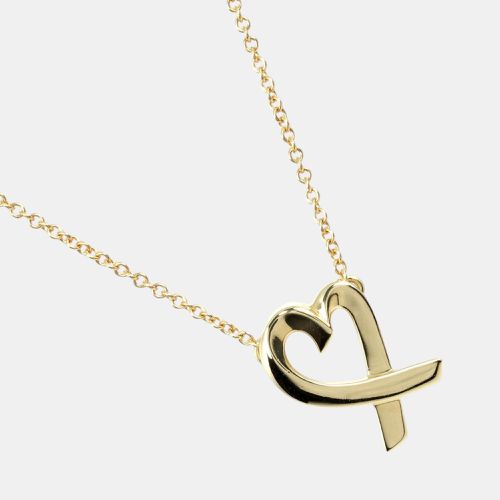 Tiffany & Co. 18K Yellow Gold Small Paloma Picasso Loving Heart Pendant Necklace - Tiffany & Co. - Modalova