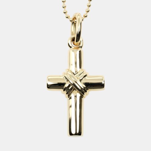 Tiffany & Co. 18K Yellow Gold Signature Cross Necklace - Tiffany & Co. - Modalova