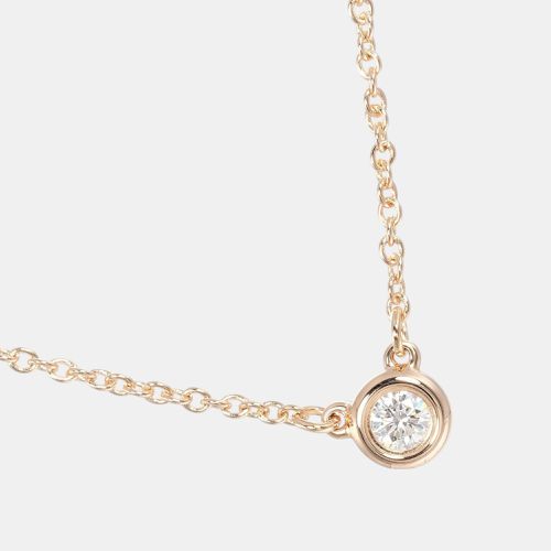 Tiffany & Co. 18K Rose Gold Diamond by the Yard Station Pendant Necklace - Tiffany & Co. - Modalova