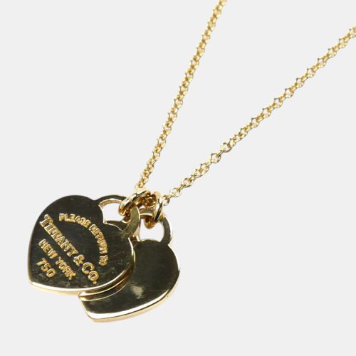 Tiffany & Co. 18K Yellow Gold Double Heart Necklace - Tiffany & Co. - Modalova