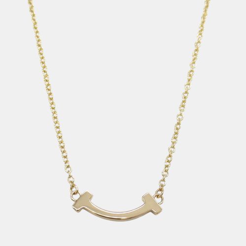 Tiffany & Co. 18K Yellow Gold T Smile Mini Necklace - Tiffany & Co. - Modalova