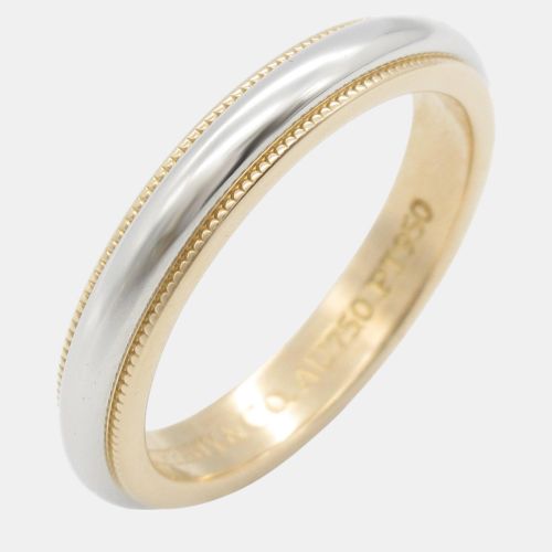 Tiffany & Co. Platinum & 18K Pink Gold Milgrain Ring EU 51.5 - Tiffany & Co. - Modalova