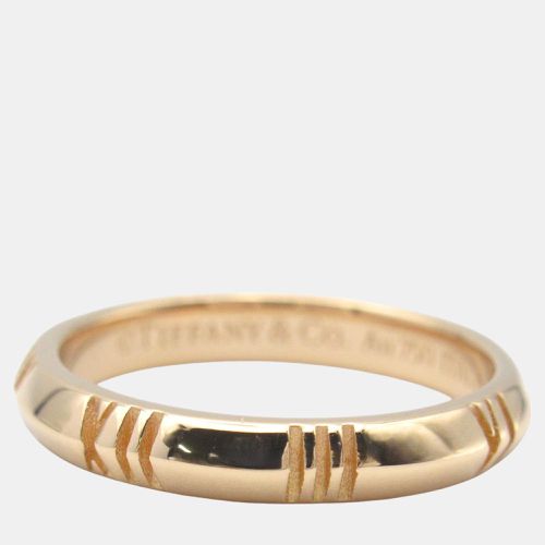 Tiffany & Co. 18K Pink Gold Atlas Ring EU 49 - Tiffany & Co. - Modalova