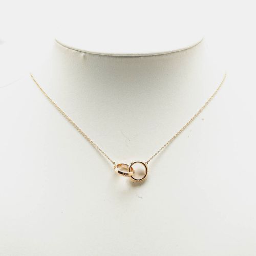 Tiffany & Co. 18K Rose Gold Atlas X Interlocking Pendant Necklace - Tiffany & Co. - Modalova