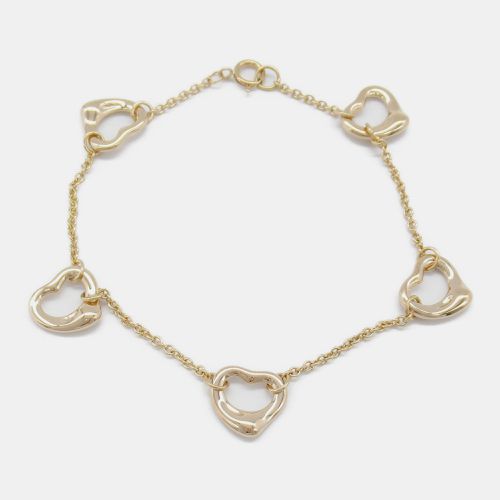 Tiffany & Co. 18K Pink Gold Open Heart 5-Link Bracelet - Tiffany & Co. - Modalova