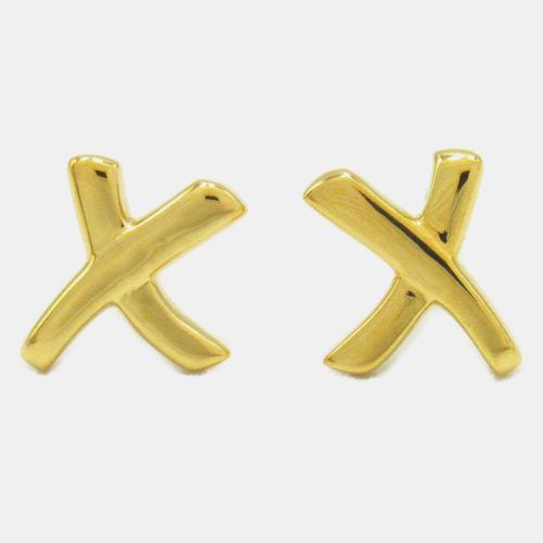 Tiffany & Co. 18K Yellow Gold Paloma Picasso X Earrings - Tiffany & Co. - Modalova