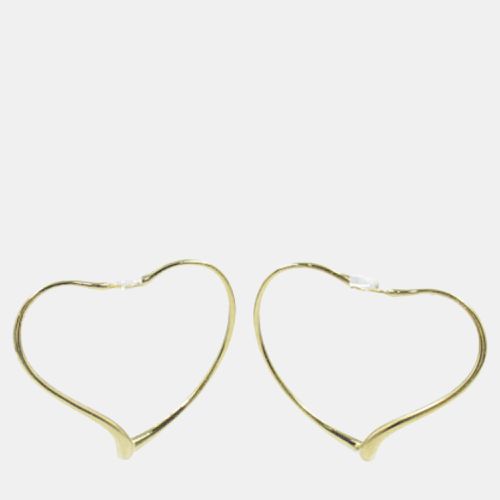 Tiffany & Co. 18K Yellow Gold Open Heart Stud Earrings - Tiffany & Co. - Modalova