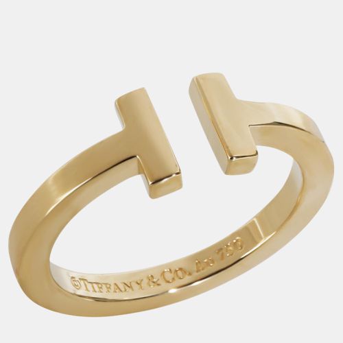 K Gold T Square Ring EU 62 - Tiffany & Co. - Modalova