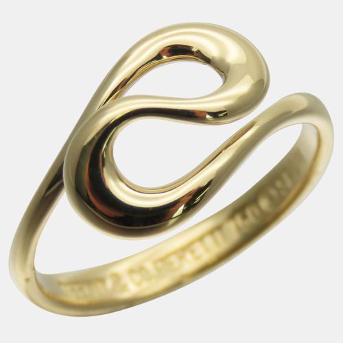 Tiffany & Co. 18K Yellow Gold Open Wave Ring EU 48 - Tiffany & Co. - Modalova