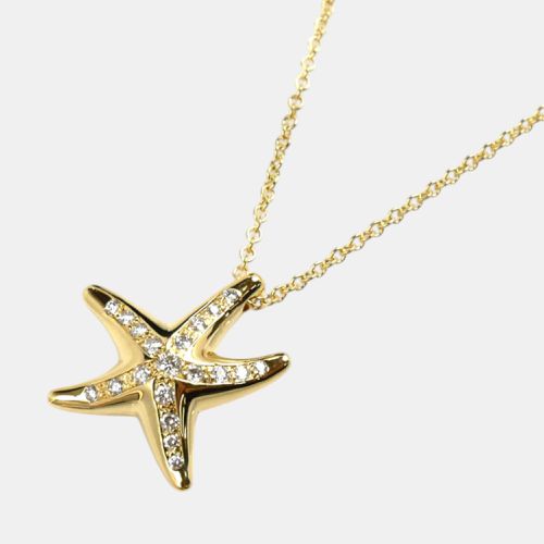 Tiffany & Co. 18K Yellow Gold Starfish Diamond Necklace - Tiffany & Co. - Modalova