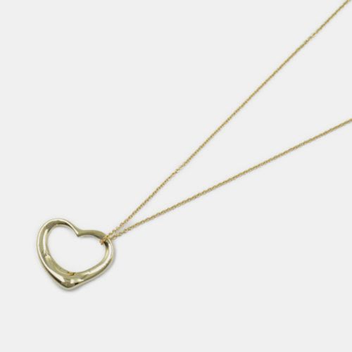 Tiffany & Co. 18K Yellow Gold Open Heart Pendant Necklace - Tiffany & Co. - Modalova