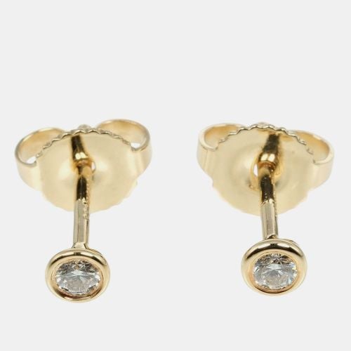 K Gold and Diamond Elsa Peretti Diamonds by the Yard Stud Earrings - Tiffany & Co. - Modalova