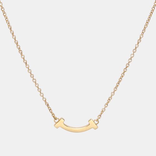 Tiffany & Co. T Smile Mini 18k Rose Gold Necklace - Tiffany & Co. - Modalova