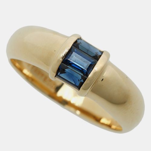 Tiffany & Co. 18K Yellow Gold and Sapphire Band Ring EU 51 - Tiffany & Co. - Modalova