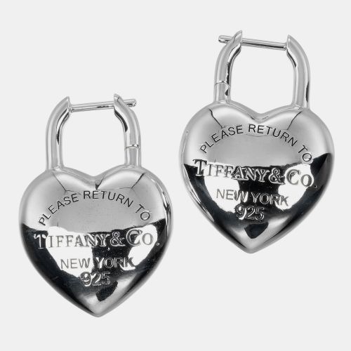 Tiffany & Co. Silver Full Heart Return To Tiffany Earrings - Tiffany & Co. - Modalova